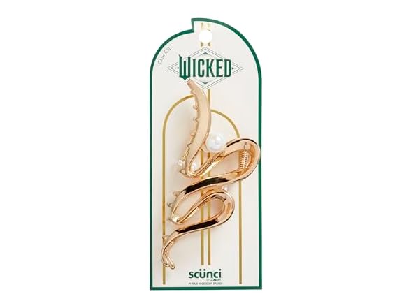 Wicked Gold Hair Claw Clip