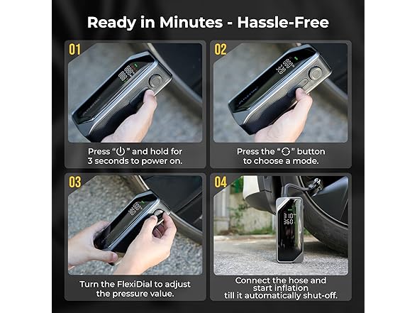 FLEXTAILGEAR Portable Tire Inflator