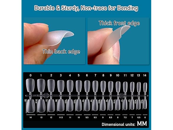 AddFavor Coffin Nail Tips 300pcs