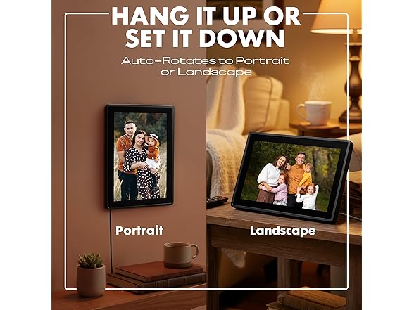 Minolta Smart Photo Frame 10.1 inch, Black