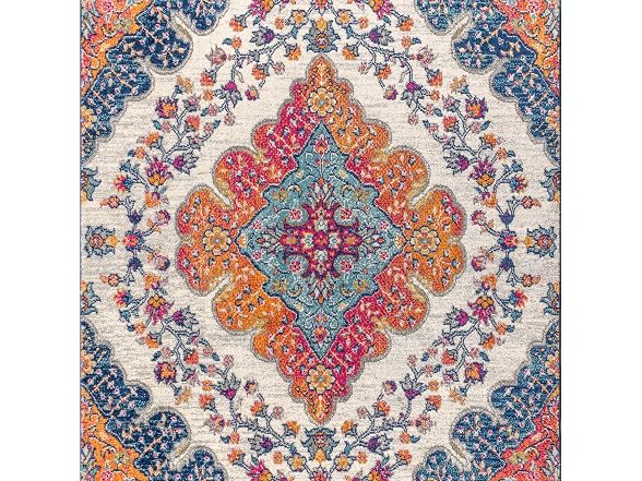JONATHAN Y Boho Vintage Rug 8x10 Blue