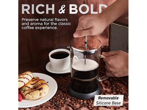 Elite Gourmet FP1223 French Press Coffee Maker