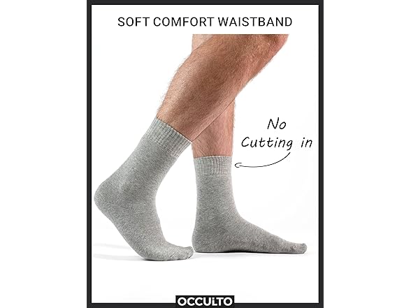 Occulto Men Winter Socks 6 Pairs (6.5-9.5)