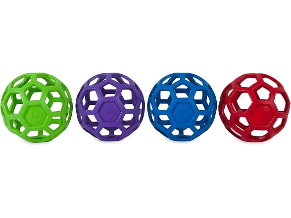 JW Pet HOLEE ROLLER BALL Dog Chew Treat Fetch