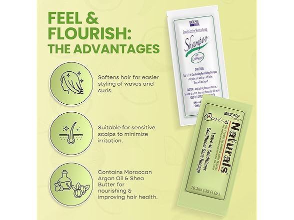 Curls & Naturals Texturizer Hair Softener with Moroccan Argan Oil