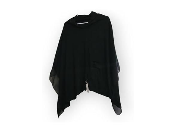 Jack and Missy Black Poncho