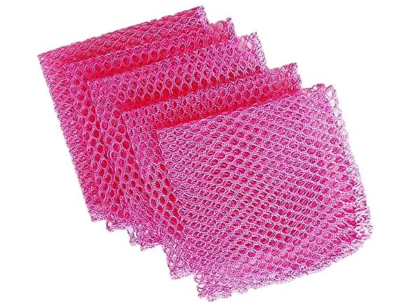 Dish Washing Net Scrubber 5pcs/ Innovative Mesh Cloth