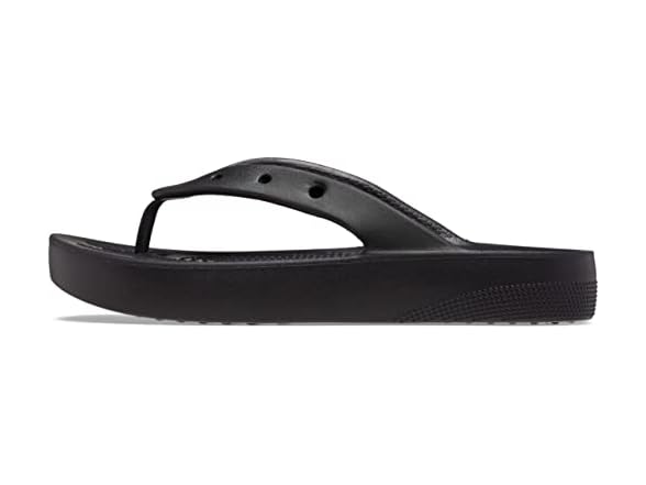 Crocs Classic Platform Women's Flip Black