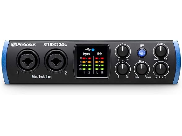 PreSonus Studio 24c 2x2 USB Type-C