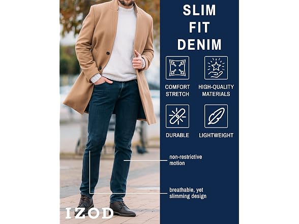 Izod Men (34W x 30L) Slim X Jeans