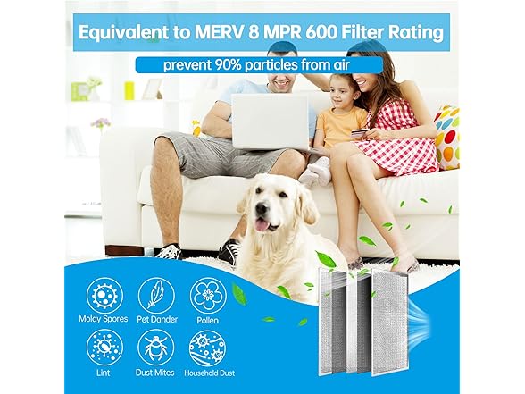 UBeesize Reusable 10x20x1 Air Filter Electrostatic HVAC