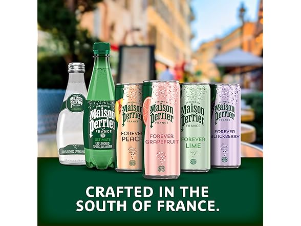 8CT Maison Perrier Ultimate Sparkling Water, 11.15 oz.