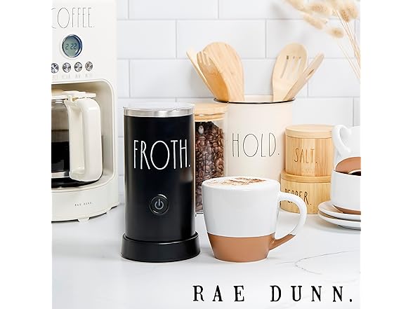 Rae Dunn Electric Milk Frother Steamer