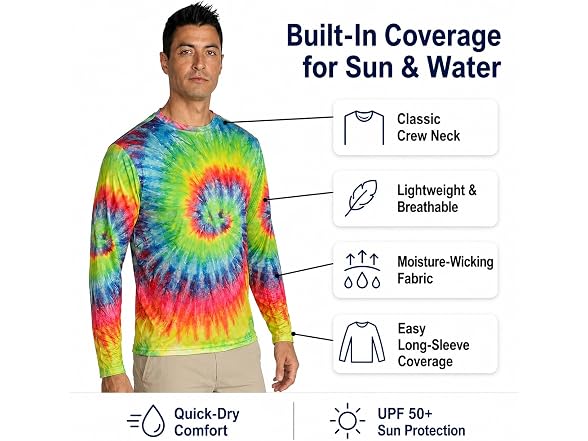 Ingear Men (XL) UPF 50+ Long Sleeve Sun Shirt