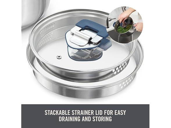 Zakarian x Dash TruPro® Stainless Steel Cookware Set