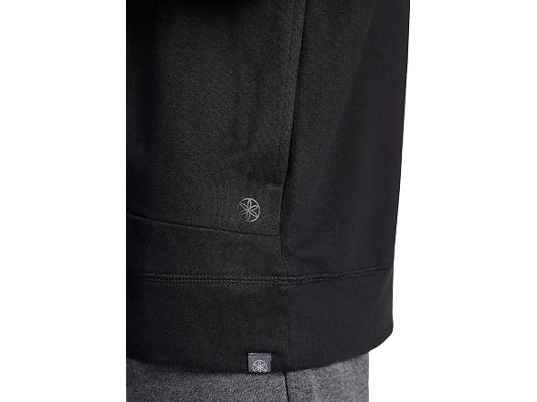Gaiam Men's (M) Men's Lotus Oblong Hoodie Black