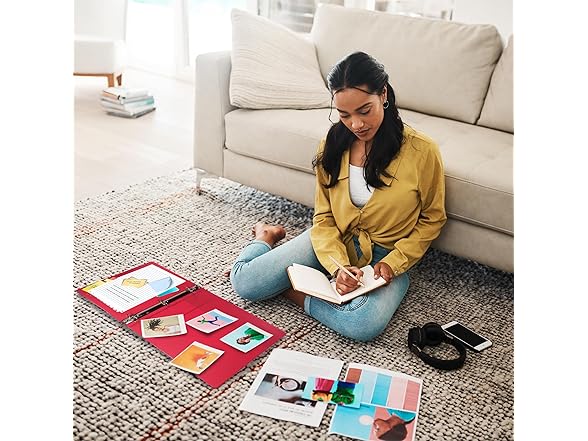 Samsill 0.5 Inch 3 Ring Binder - Red