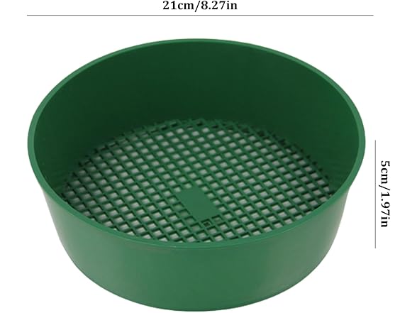 Pineeseatile GAR-32 (2 Pack) Garden Soil Sieve Sifter