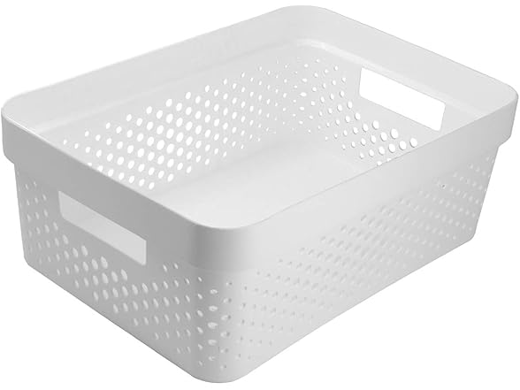GLAD Plastic Storage Basket, Set of 6