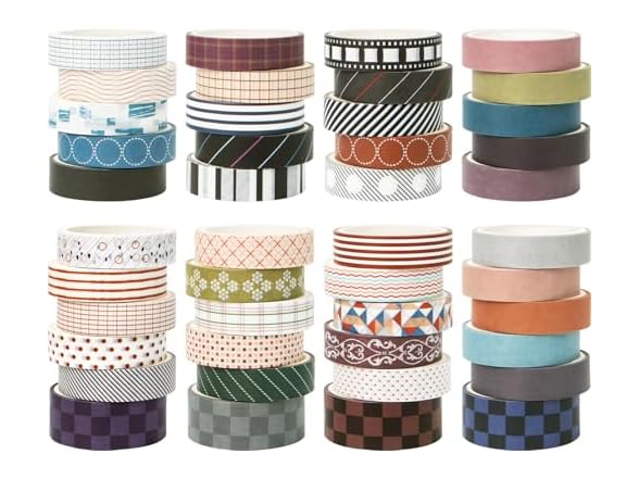 Ieebee 10mm Rolls Washi Tape Set