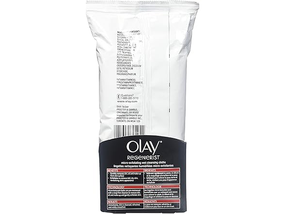 Olay Regenerist Micro-Exfoliating Wet Cleansing Cloths