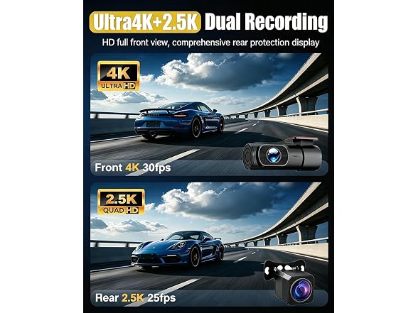 HKOIZNBL Car On-Dash Mounted Camera