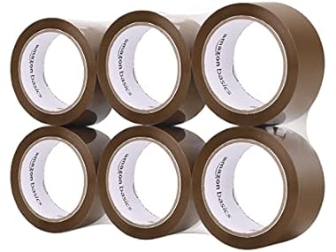 $6.99, Was $12.99, 46% Off! Amazon Basics Packaging Tape, (6-Roll) dealfomo