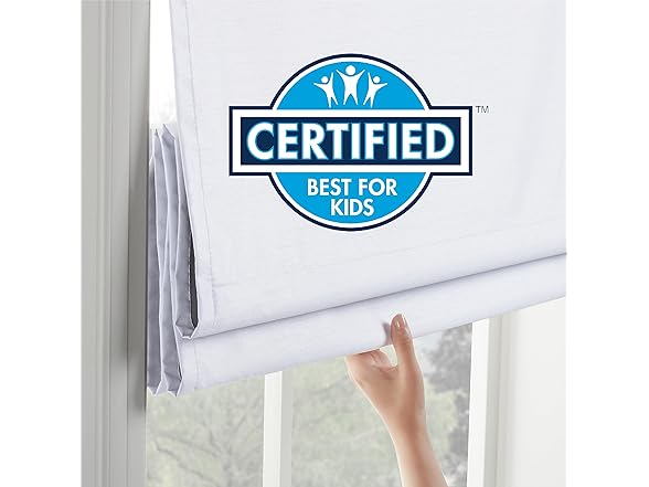 Eclipse Drew Roman Shades 36"x64", White