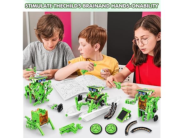 STEM 13-in-1 Education Solar Power Robots Toys
