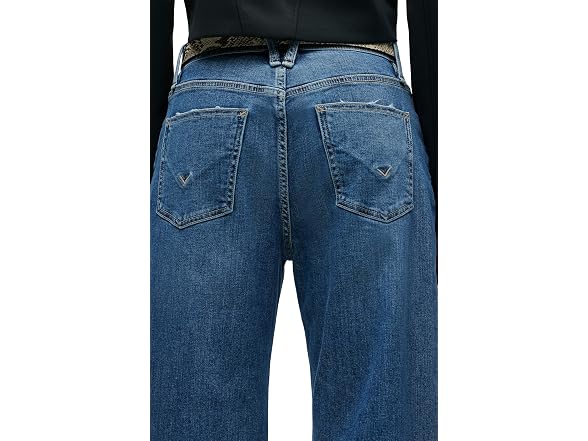 HUDSON Women's Jodie High Rise Loose Fit Wide Leg Jean