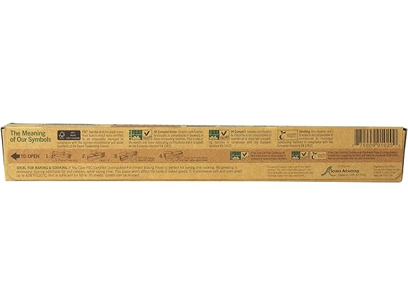 Parchment Paper, 70 Sq Ft (Pack of 4)