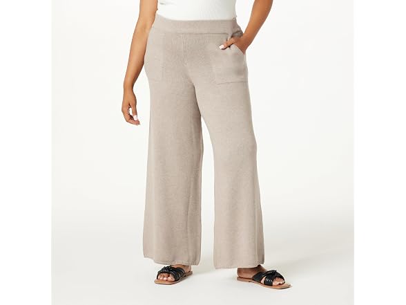 The Drop Cynthia Cotton Blend Wide Leg