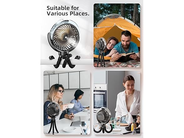 Wavmill Misting Stroller Fan