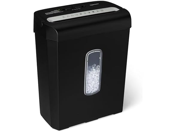 Amazon Basics 6-Sheet High Security Shredder