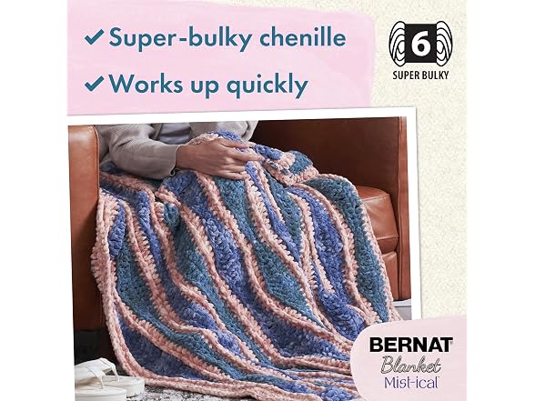Bernat Blanket Mist-ical Crochet Soft