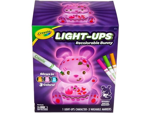 Crayola Light-Ups - Light Up Toy Bunny