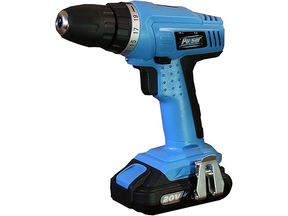 Pulsar 20V Cordless 1.3Ah Lithium-Ion Drill/Driver & Work Light Kit