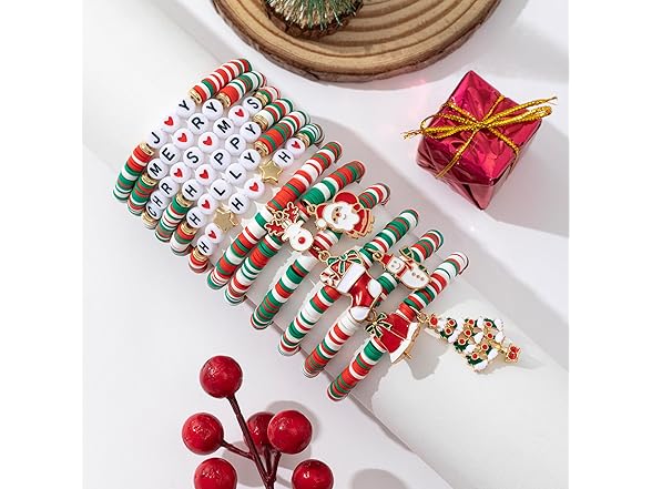 meosked Y2k Heishi Stackable