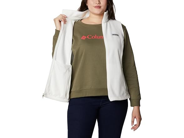 Columbia Womens Fleece Vest Salt (XL)