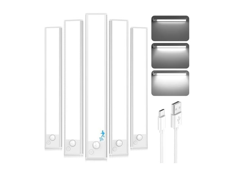 Brightever 5-Pack 10" Under Cabinet Lights