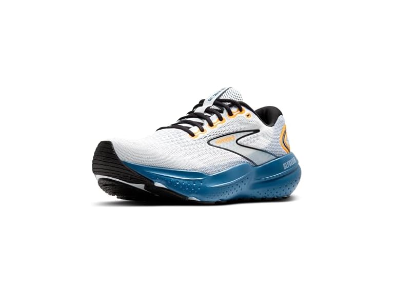 Brooks Glycerin 21 Men's Shoes White/Sapphire/Orange Size 7.5