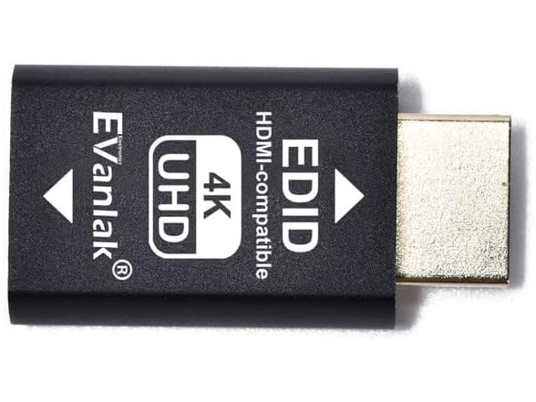 Evanlak 3rd Gen HDMI EDID Passthrough Adapter