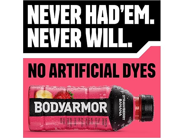 8PK BODYARMOR Sports Drink, Fruit Punch