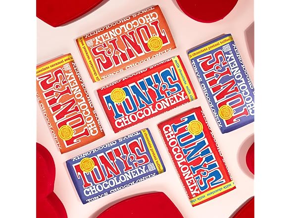 Tonys Chocolonely Milk Choc Bundle 6 Bar