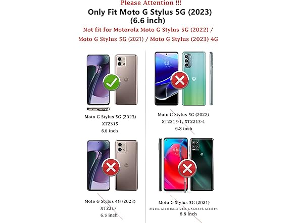 YZOK for Moto G Stylus 5G 2023 Case