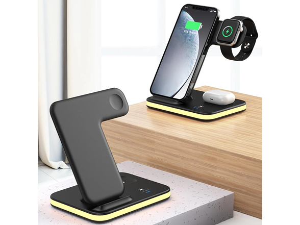 4-in-1 Wireless Charger with Night Light