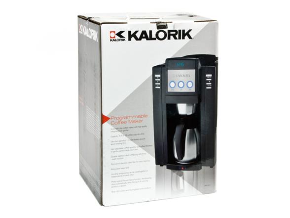 Kalorik Magic Bean 10-Cup Coffee Maker with Built-in Burr Grinder