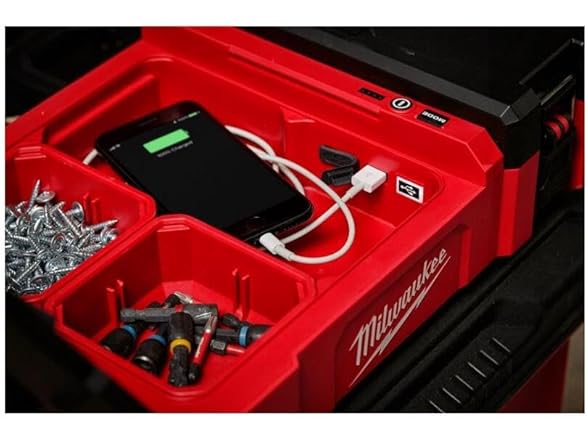 Milwaukee Electric - M12. PACKOUT. Flood Light W/USB Charging (Open Box)