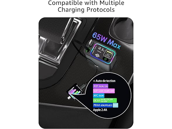 PDMAX Retractable USB Car Charger