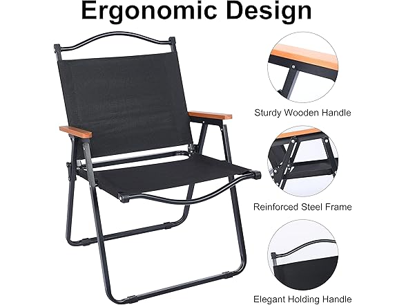 YSSOA Folding Beach Chair w/ Storage